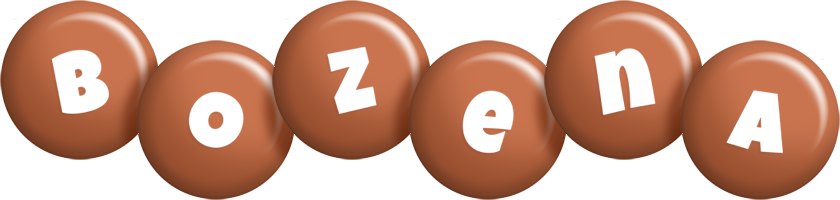 Bozena candy-brown logo