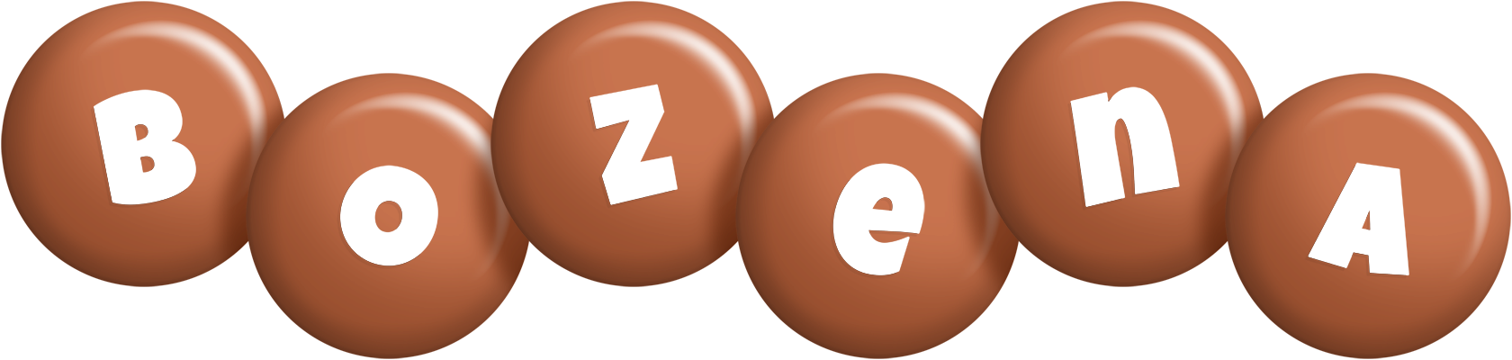 Bozena candy-brown logo