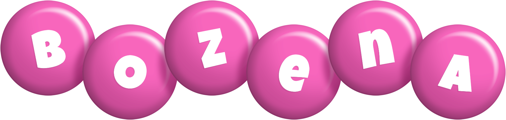 Bozena candy-pink logo