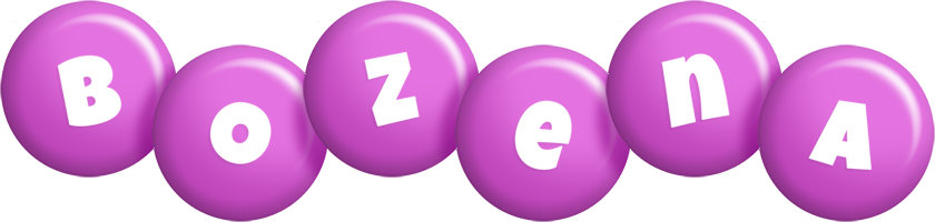 Bozena candy-purple logo