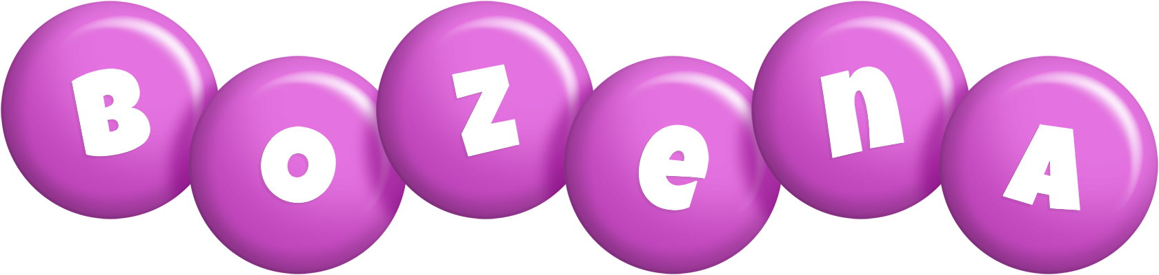 Bozena candy-purple logo
