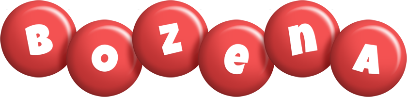 Bozena candy-red logo