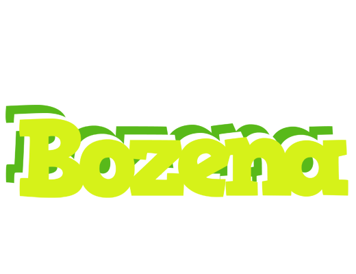 Bozena citrus logo