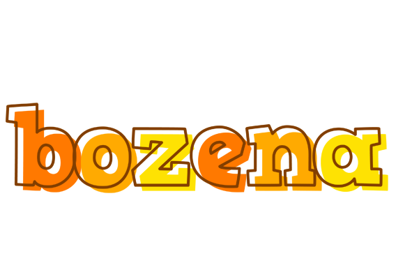 Bozena desert logo
