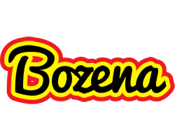 Bozena flaming logo
