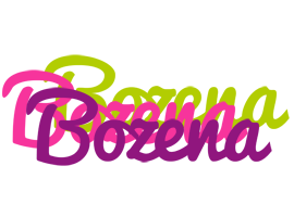 Bozena flowers logo