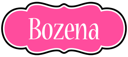 Bozena invitation logo