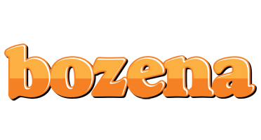 Bozena orange logo
