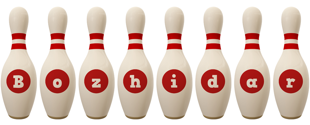 Bozhidar bowling-pin logo