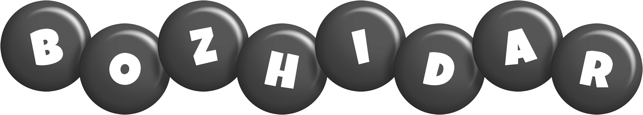 Bozhidar candy-black logo