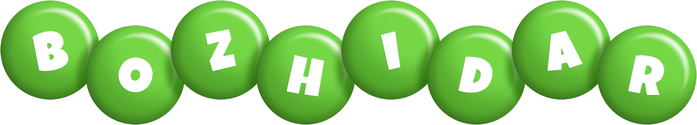 Bozhidar candy-green logo
