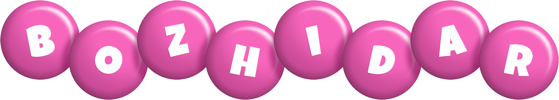 Bozhidar candy-pink logo