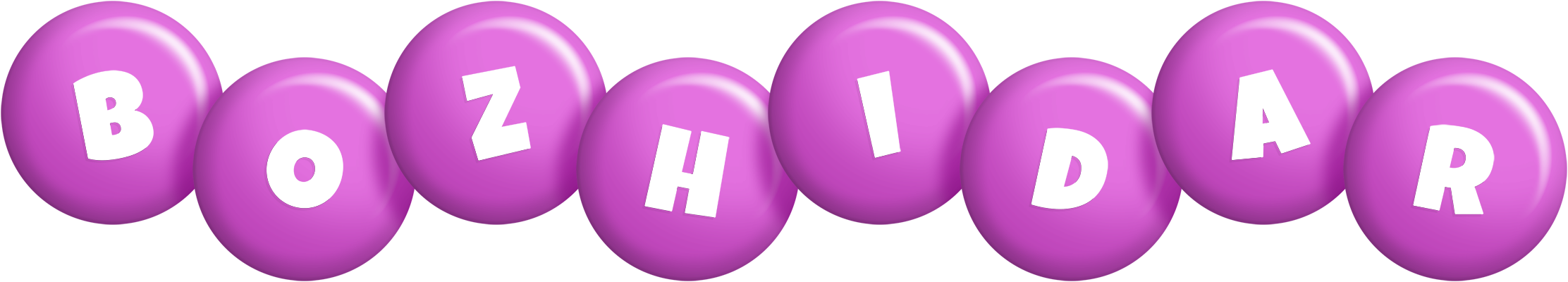 Bozhidar candy-purple logo