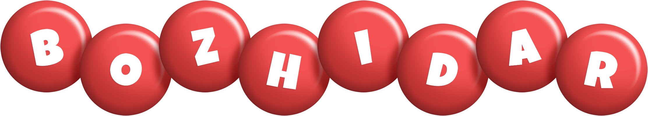 Bozhidar candy-red logo