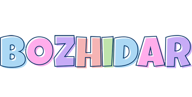 Bozhidar pastel logo