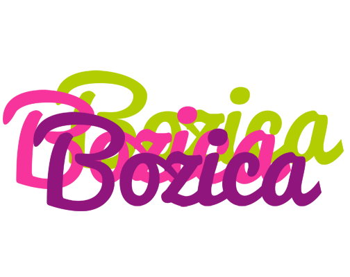 Bozica flowers logo
