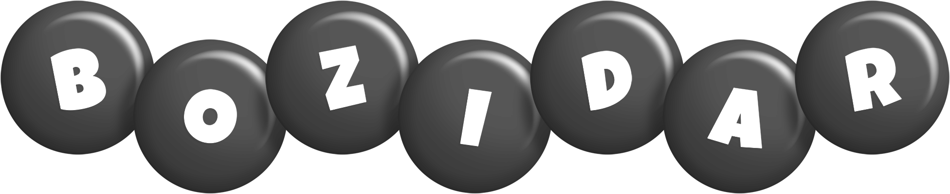 Bozidar candy-black logo