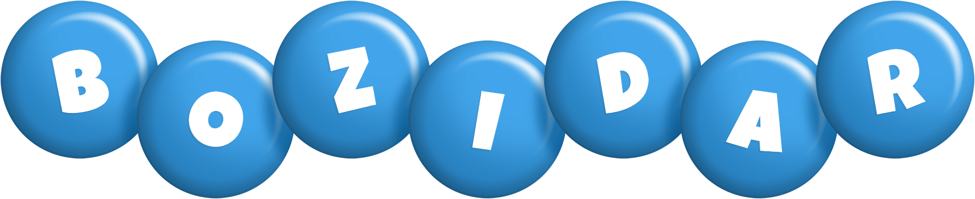 Bozidar candy-blue logo