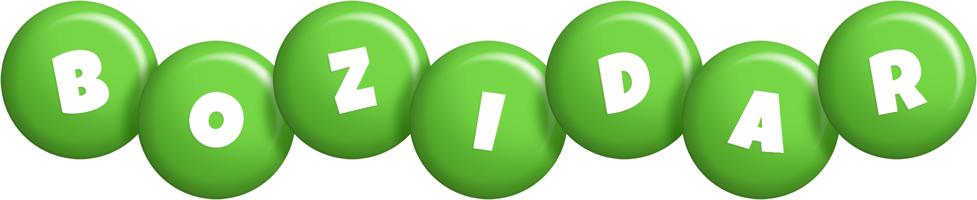 Bozidar candy-green logo