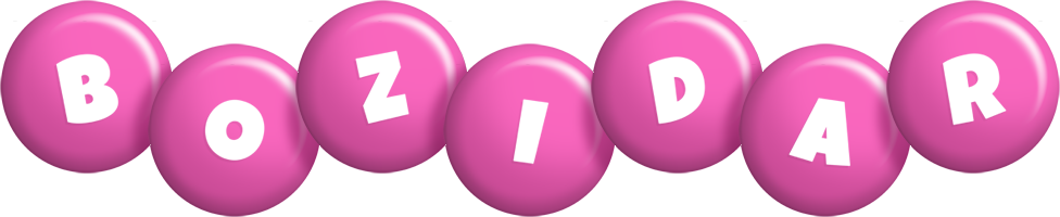 Bozidar candy-pink logo