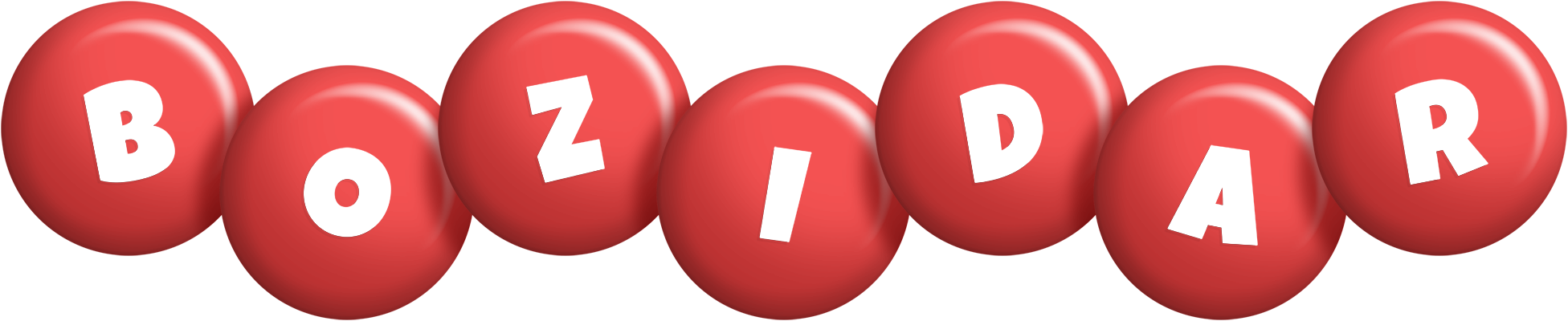 Bozidar candy-red logo