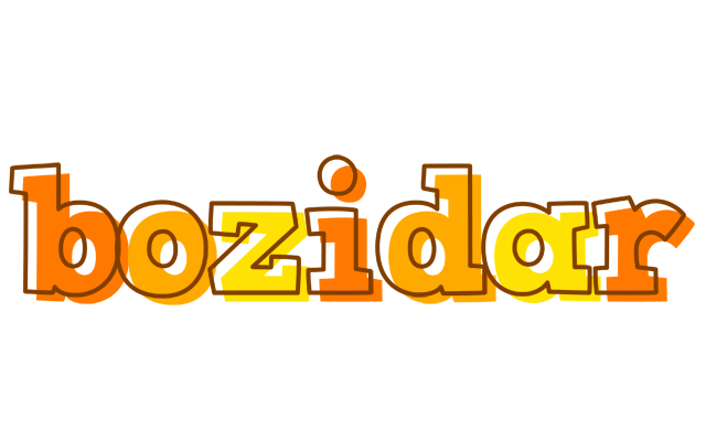 Bozidar desert logo