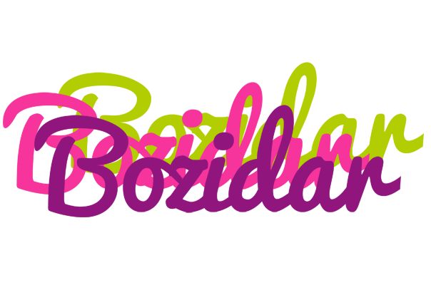 Bozidar flowers logo