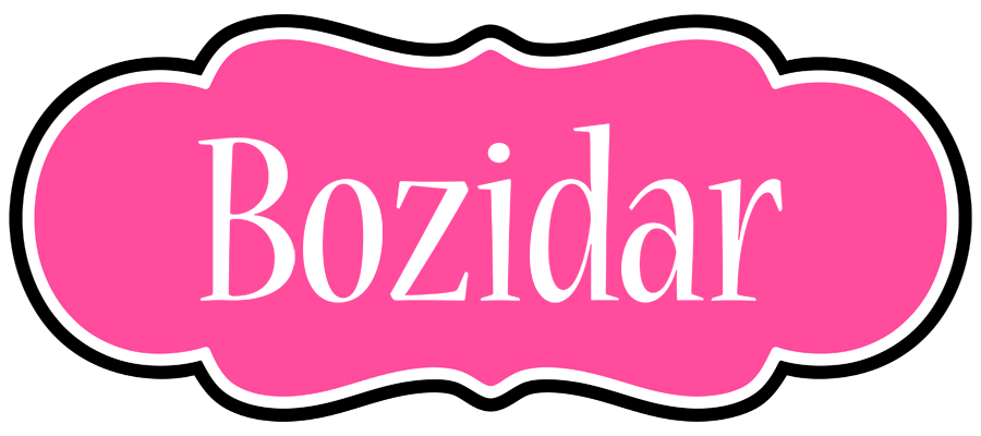 Bozidar invitation logo