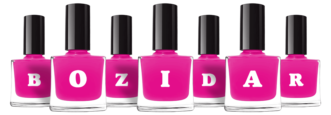 Bozidar nails logo