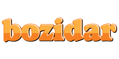 Bozidar orange logo