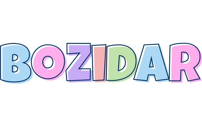 Bozidar pastel logo