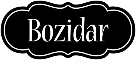 Bozidar welcome logo