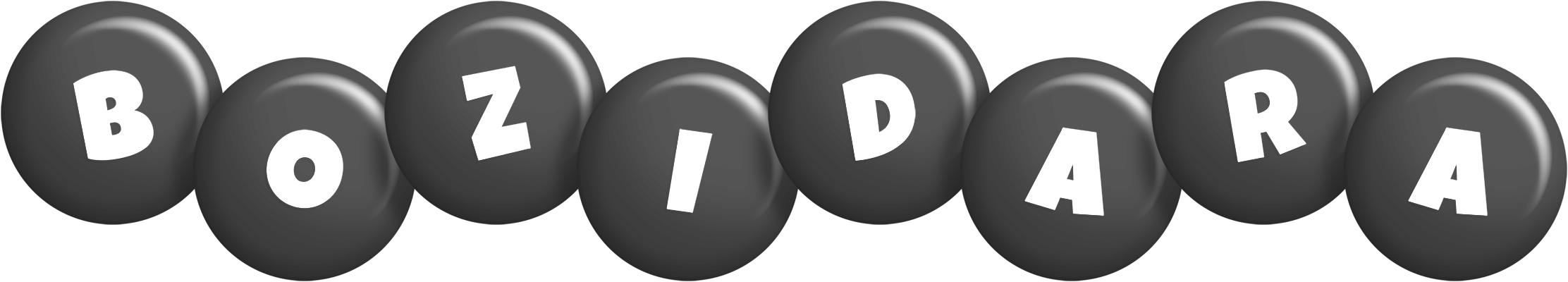 Bozidara candy-black logo