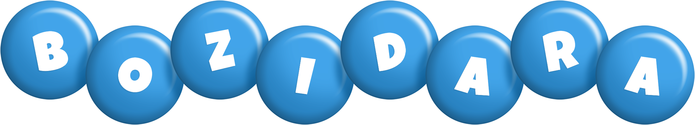 Bozidara candy-blue logo