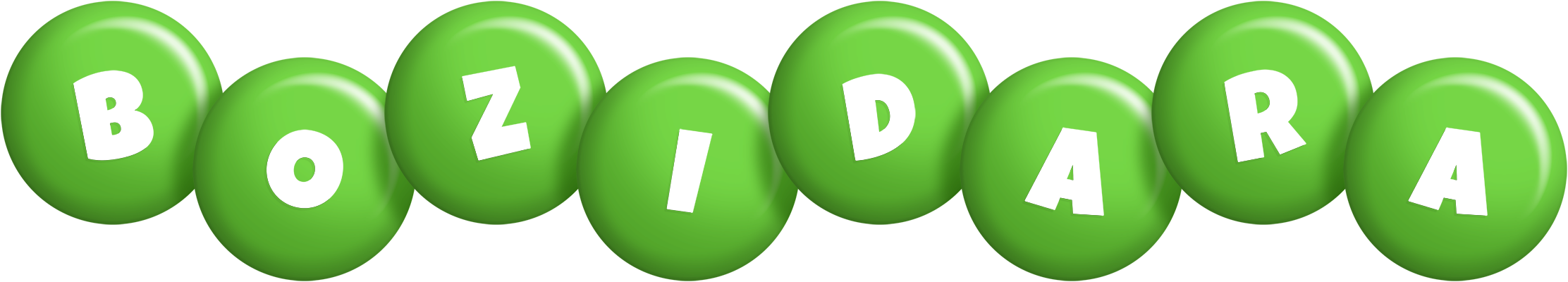 Bozidara candy-green logo