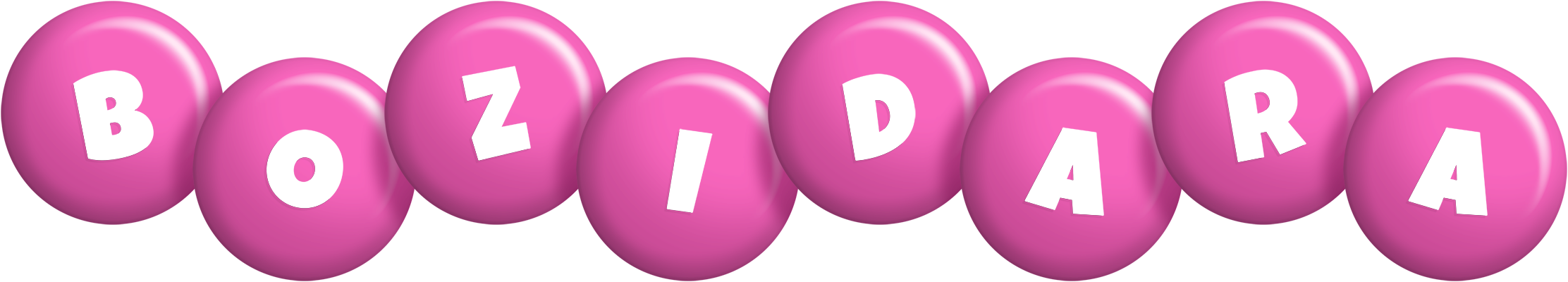 Bozidara candy-pink logo