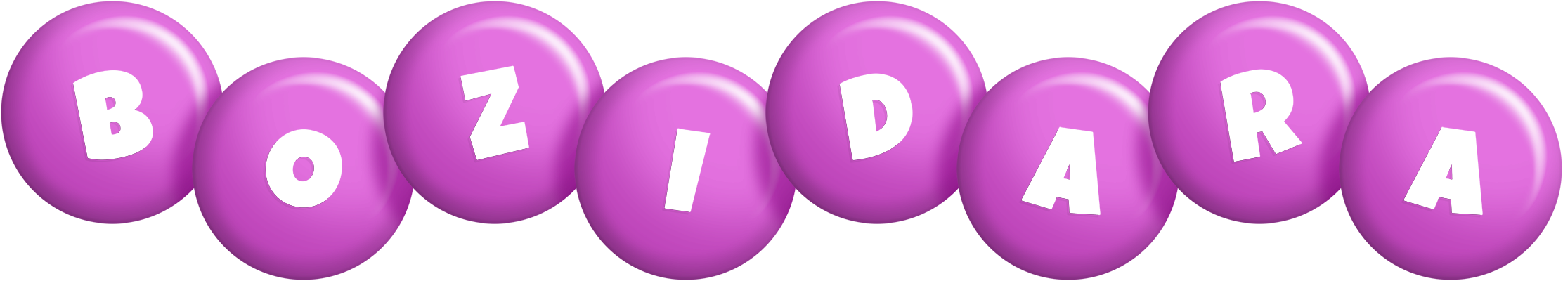 Bozidara candy-purple logo