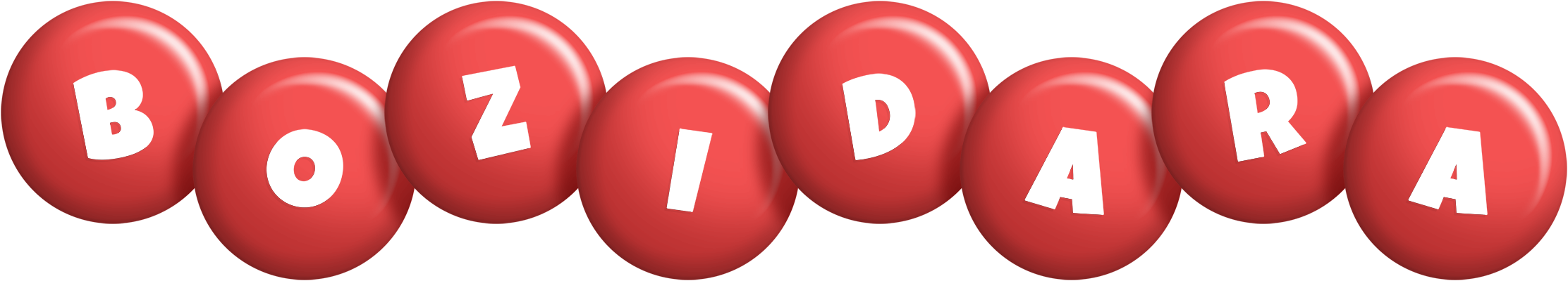 Bozidara candy-red logo