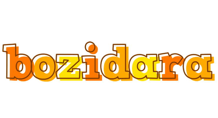 Bozidara desert logo