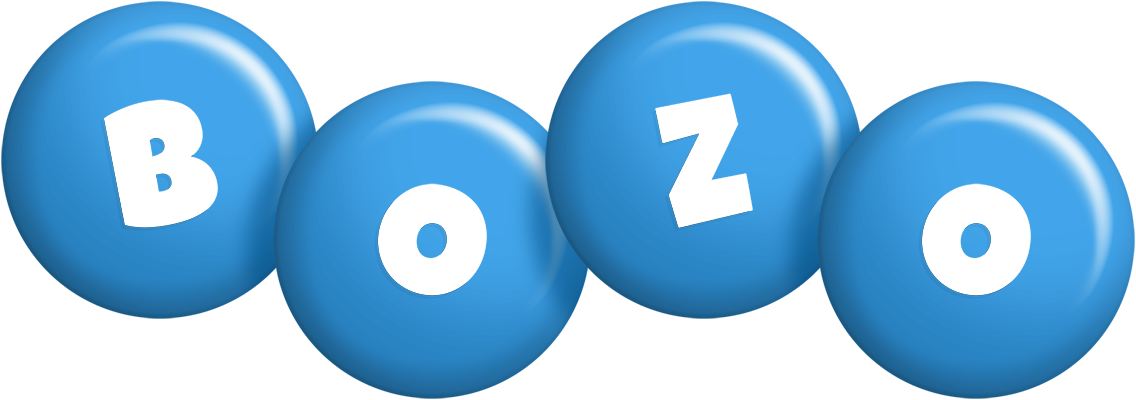 Bozo candy-blue logo