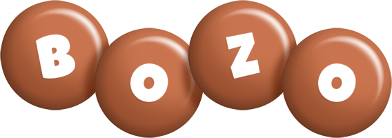 Bozo candy-brown logo