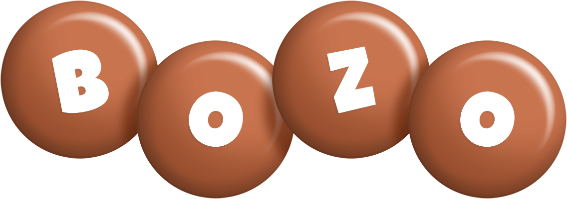 Bozo candy-brown logo