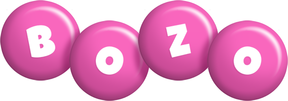 Bozo candy-pink logo