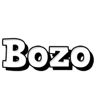 Bozo snowing logo