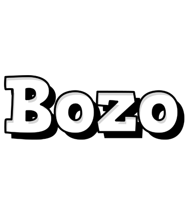 Bozo snowing logo