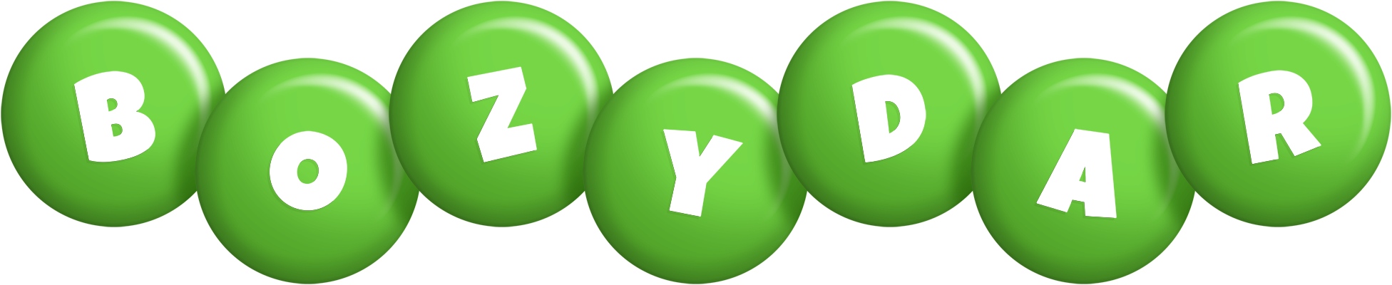 Bozydar candy-green logo