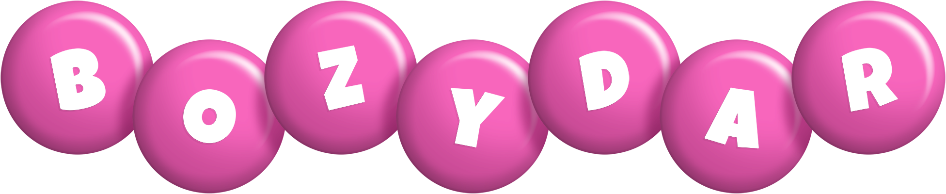 Bozydar candy-pink logo