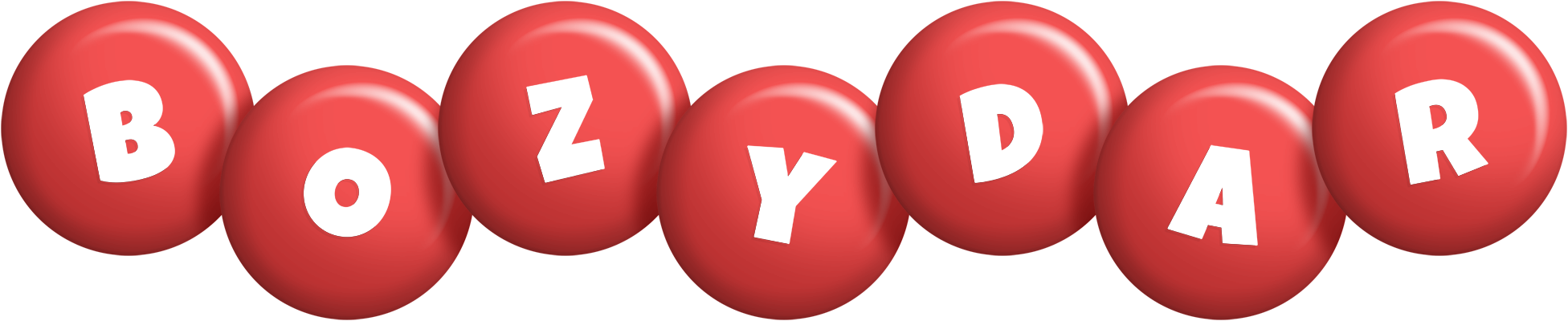 Bozydar candy-red logo