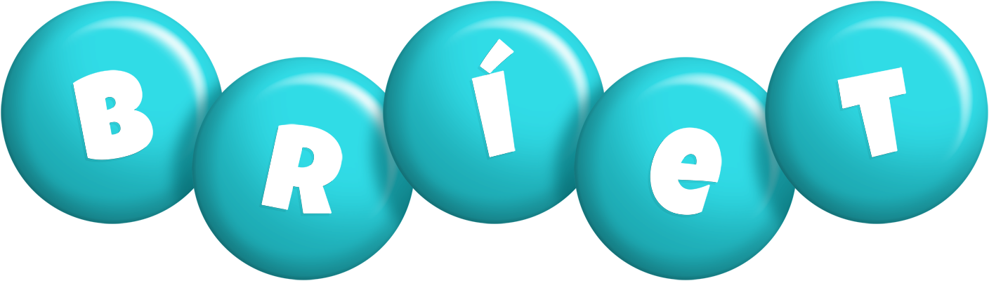Bríet candy-azur logo