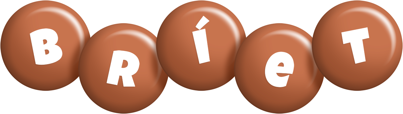 Bríet candy-brown logo